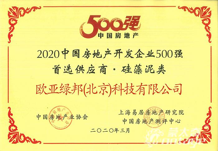 2020年房地產(chǎn)500強企業(yè)首選供應(yīng)商